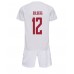 Billige Danmark Kasper Dolberg #12 Børnetøj Udebanetrøje til baby VM 2022 Kortærmet (+ korte bukser)